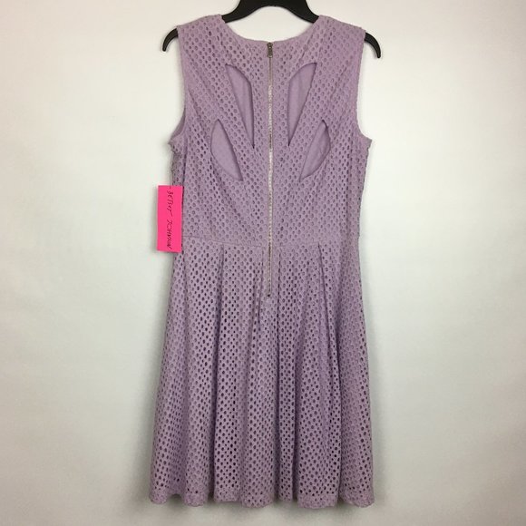 Betsey Johnson Purple Midi Dress ( New with tags ) - Picture 8 of 9